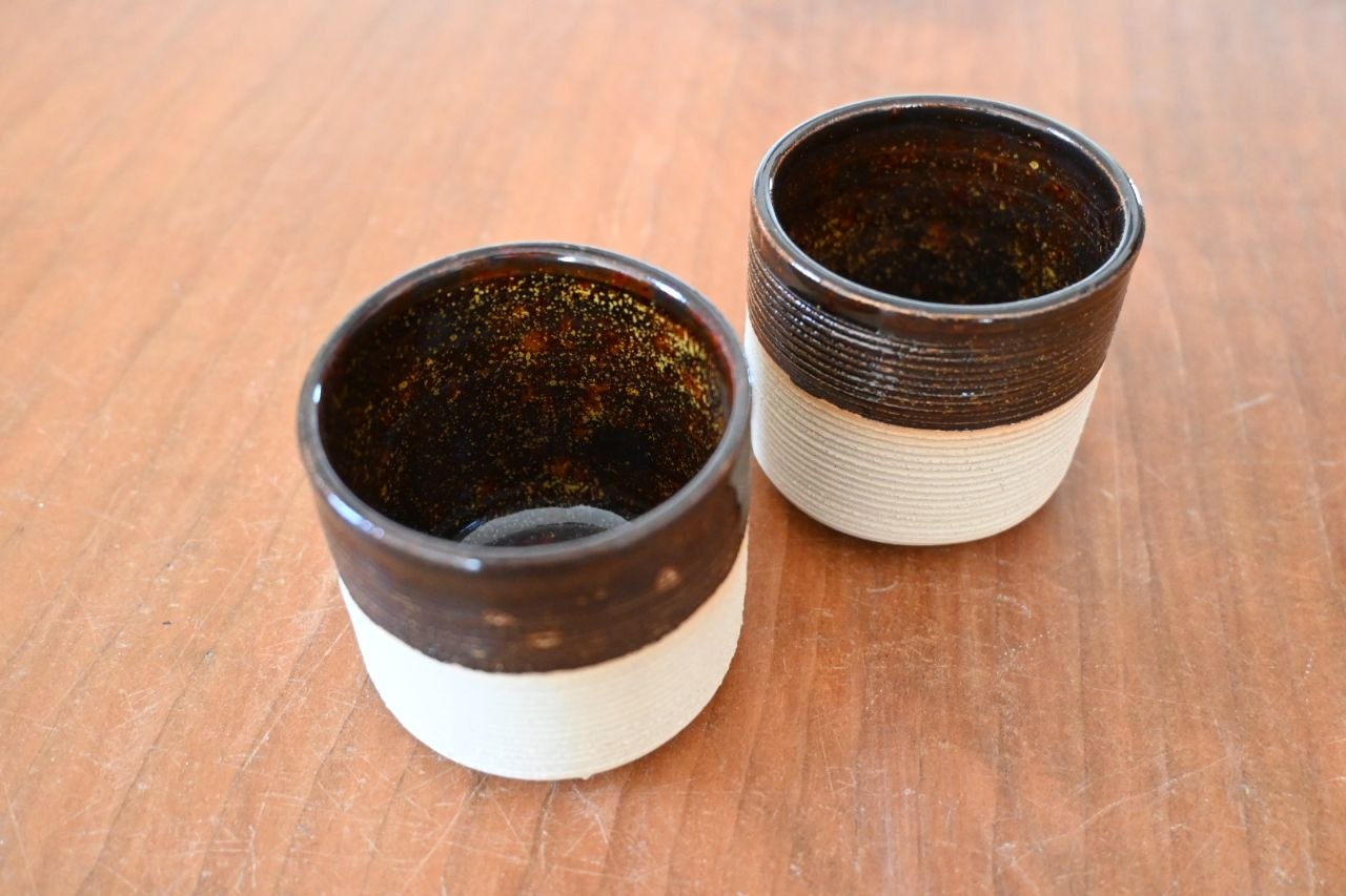 Ridged cups