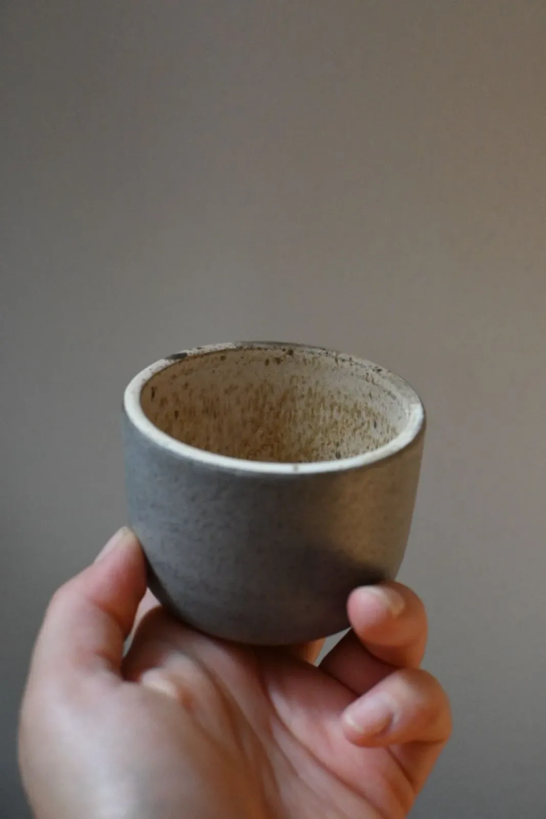 pair of grey stoneware cups 2