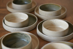 set piatti salvia e sabbia mix