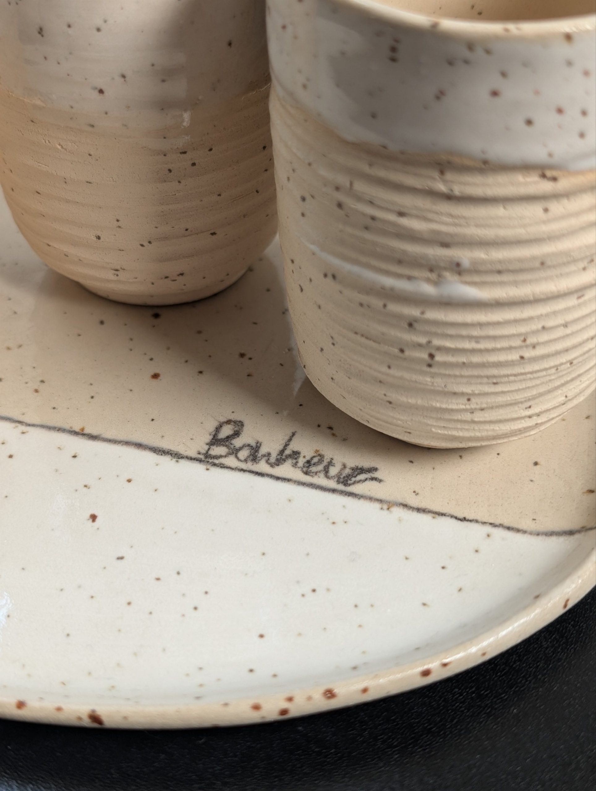 set piattino e tazzine